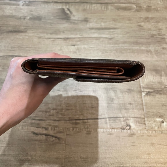 Louis Vuitton Monogram Porte Tresor Papiers Trifold Wallet w Insert! - Picture 10 of 16